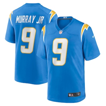 mens nike kenneth murray jr powder blue los angeles chargers